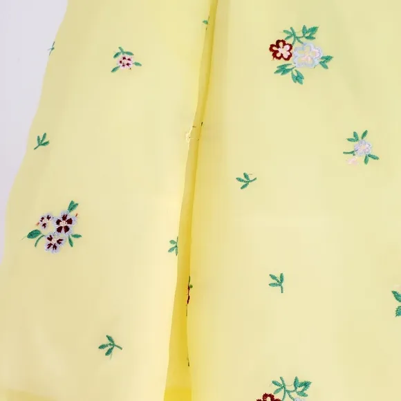 P.A.R.O.S.H. Mini Skirt Silk Embroidered Floral Pleated Tennis Designer Italy