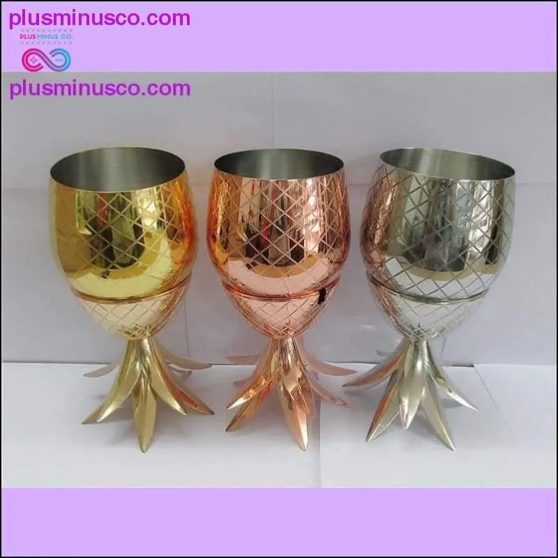 Pineapple Cocktail Tumbler Stainless Steel Moscow Mule Mug