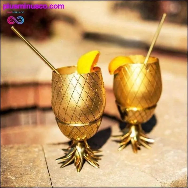 Pineapple Cocktail Tumbler Stainless Steel Moscow Mule Mug