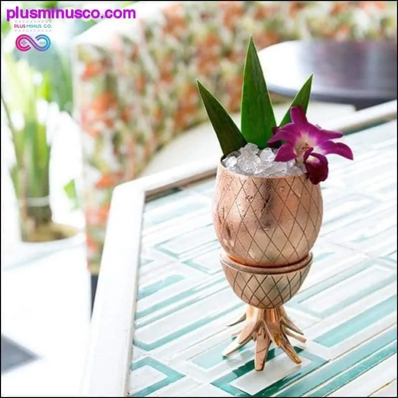 Pineapple Cocktail Tumbler Stainless Steel Moscow Mule Mug