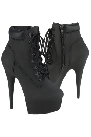 Pleaser DELIGHT 600TL 02 Boots Black Nubuck