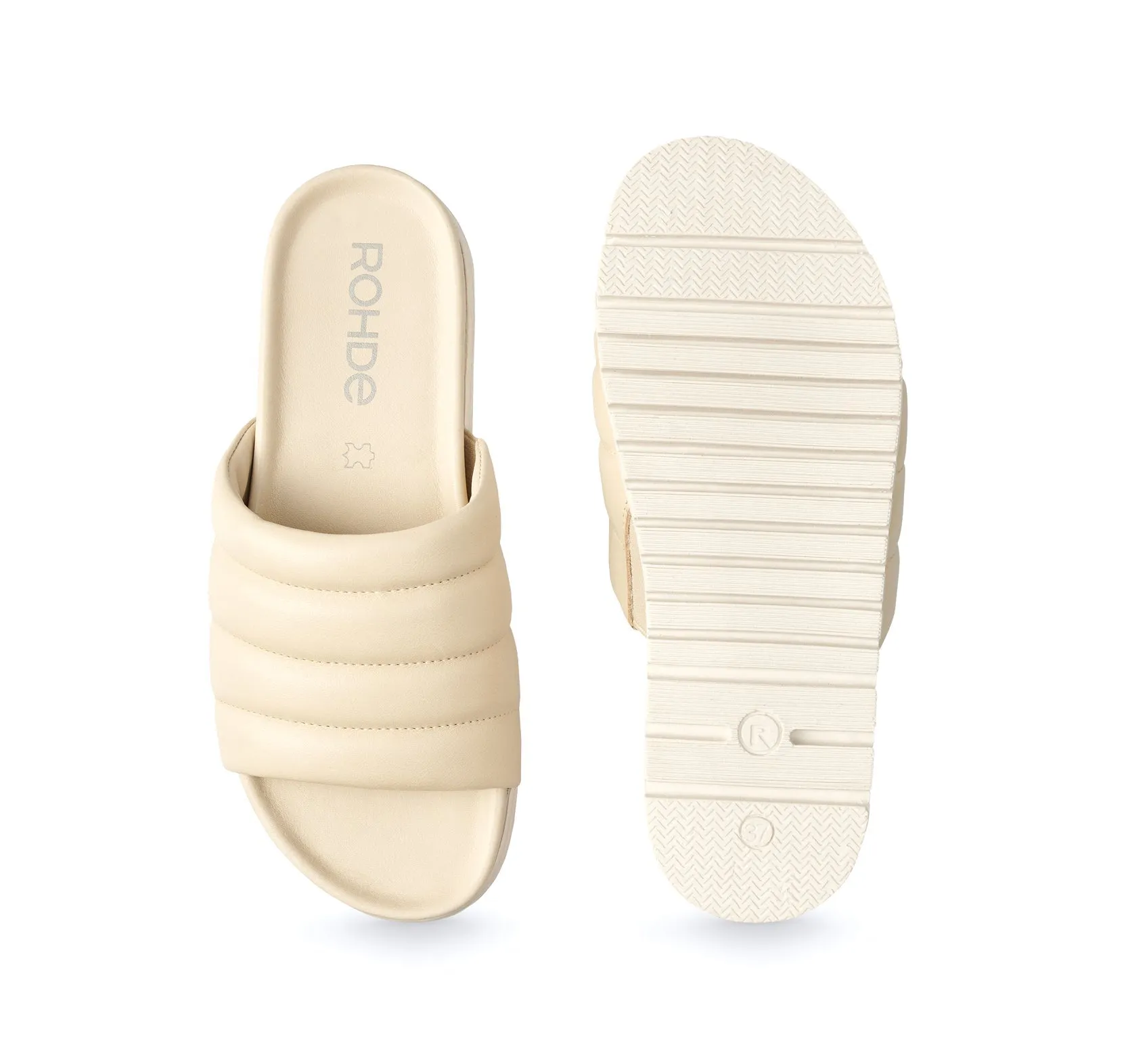 'Ponza' women's slide sandal - begie