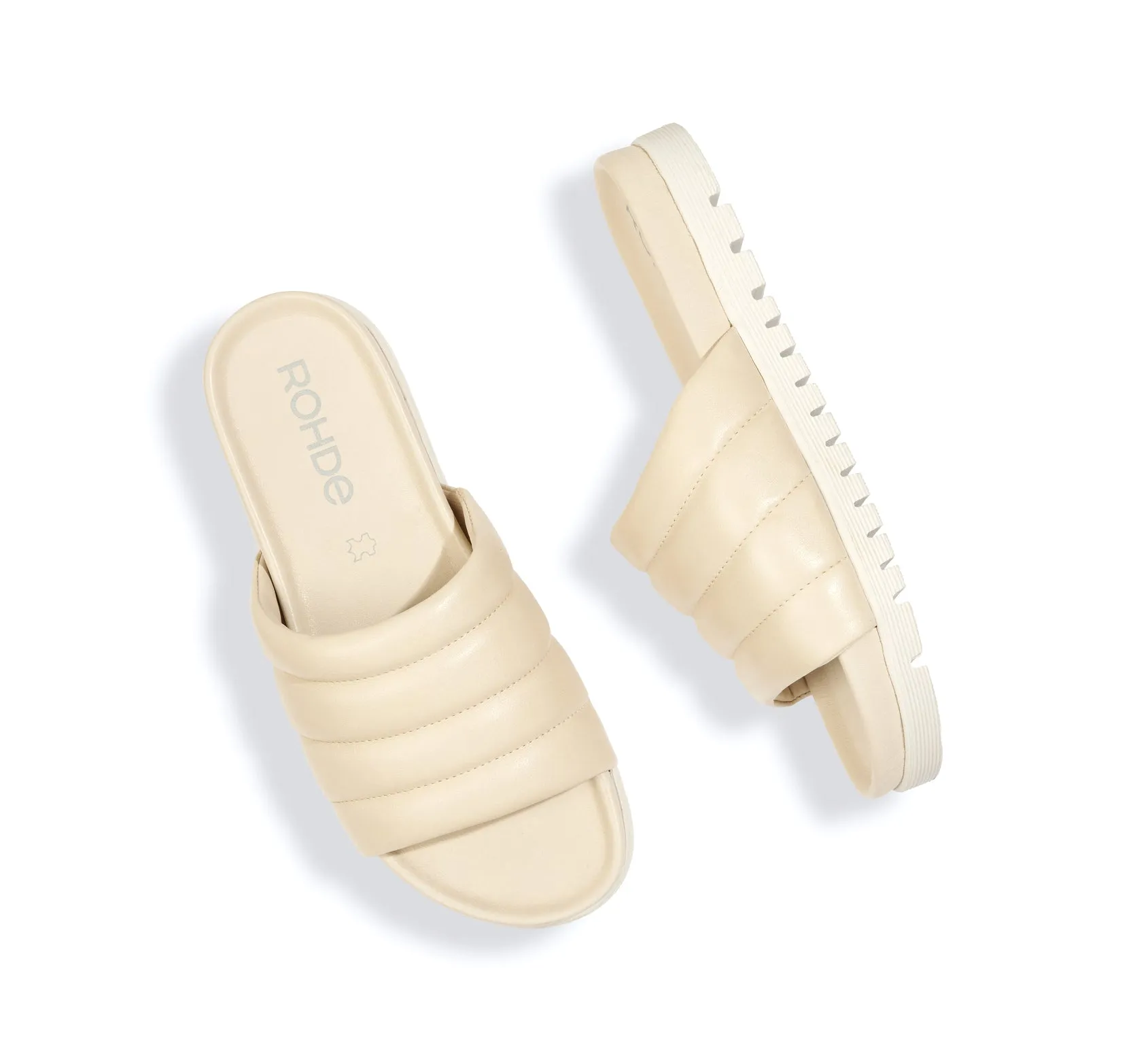 'Ponza' women's slide sandal - begie