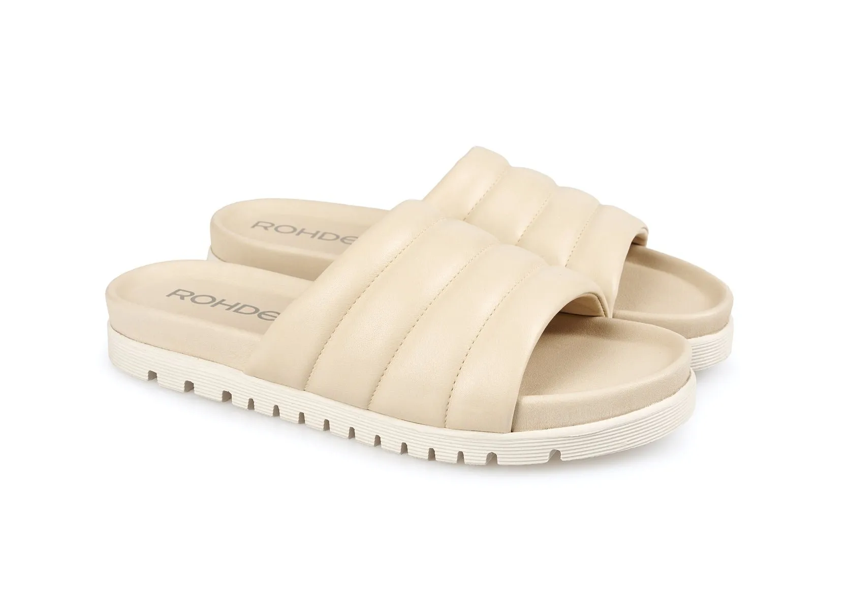 'Ponza' women's slide sandal - begie
