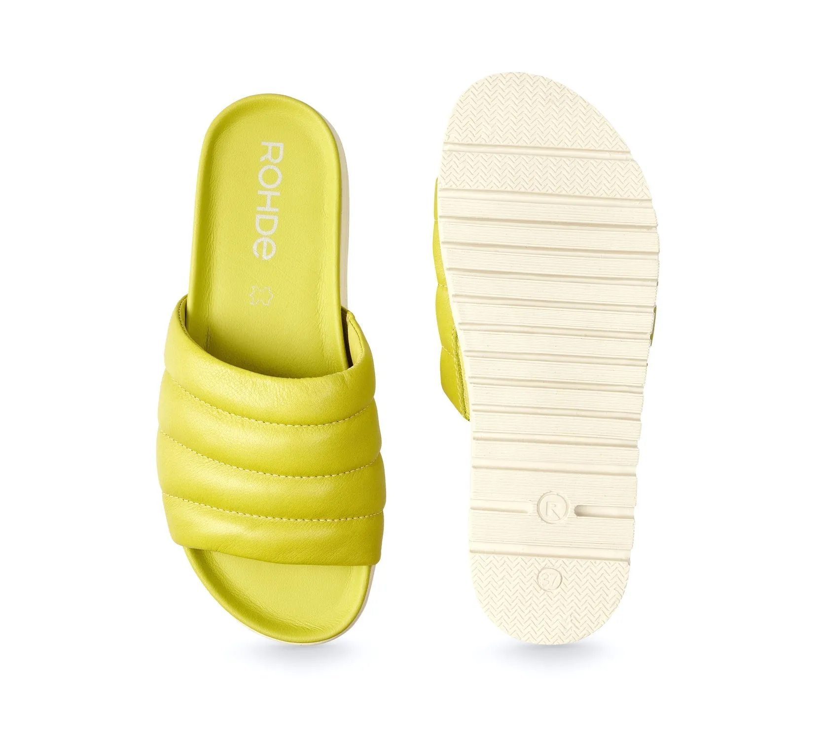 'Ponza' women's slide sandal - green