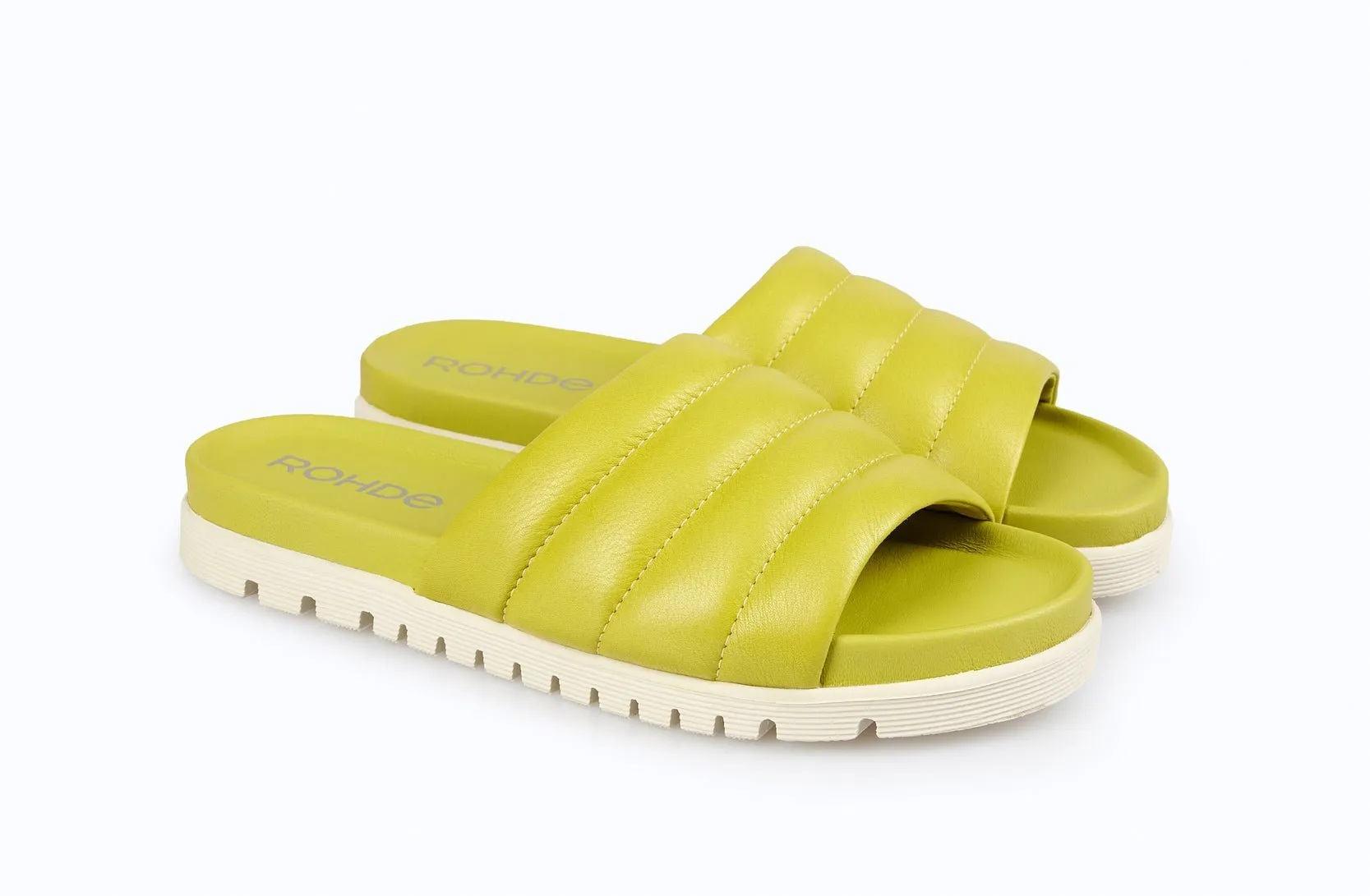 'Ponza' women's slide sandal - green