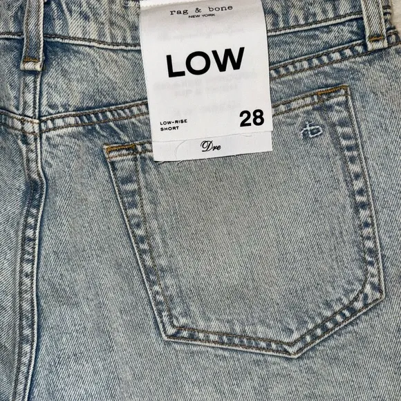 Rag &amp; Bone Dre Women's Low Rise Denim Shorts