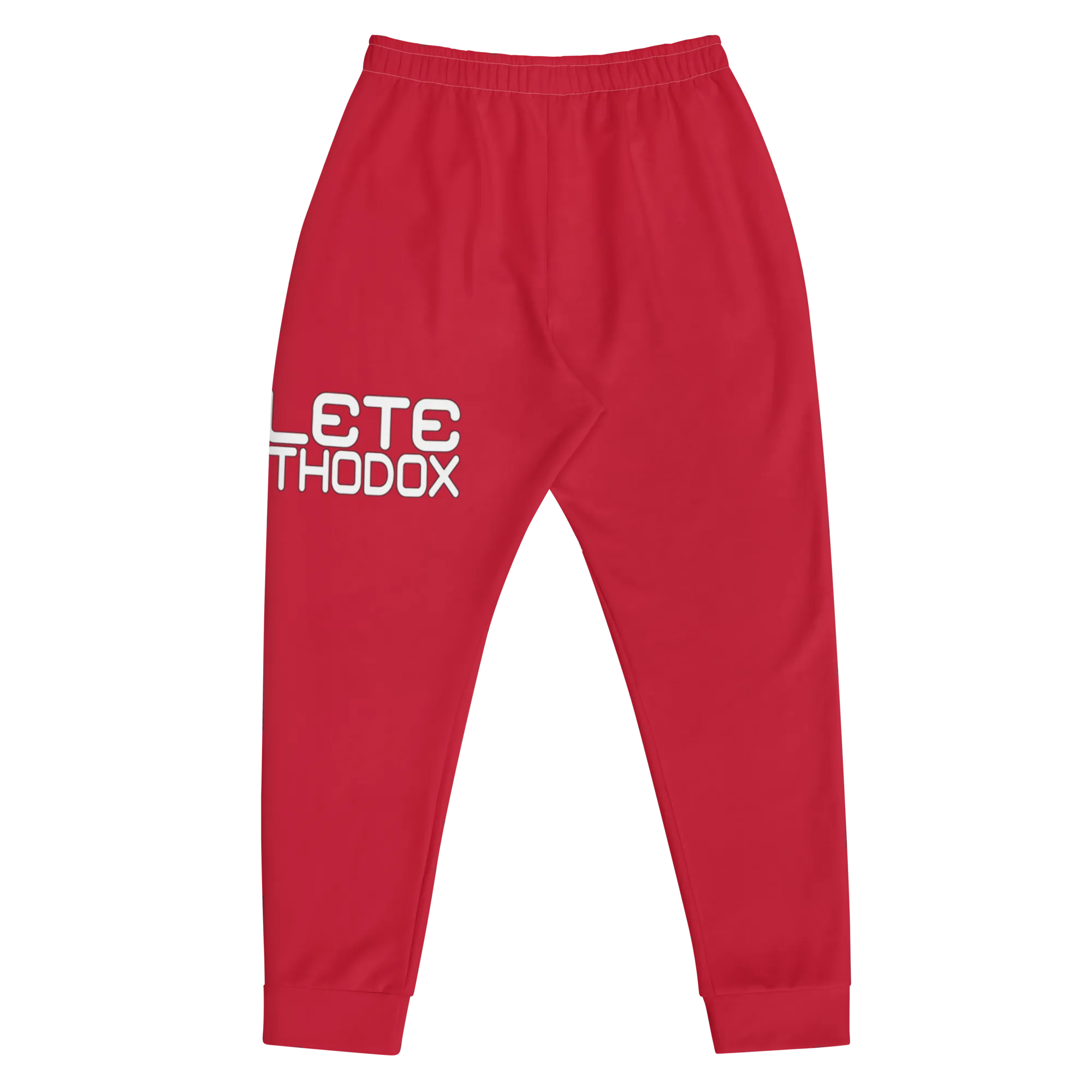 Red Unorthodox Joggers