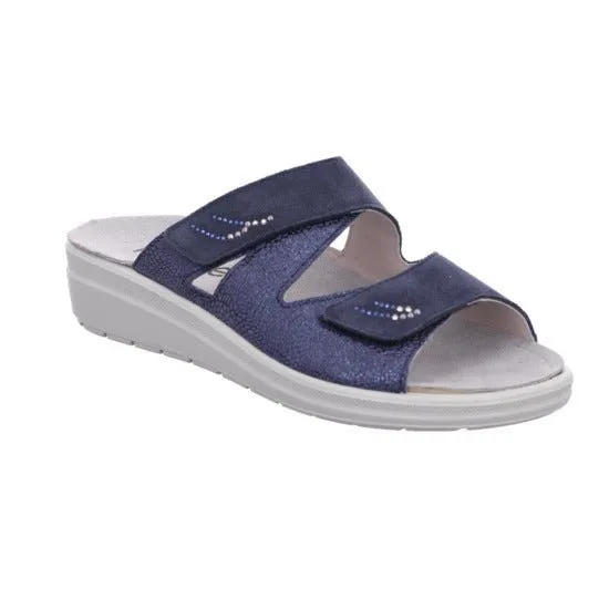 'Rivella' women's slide sandal - blue