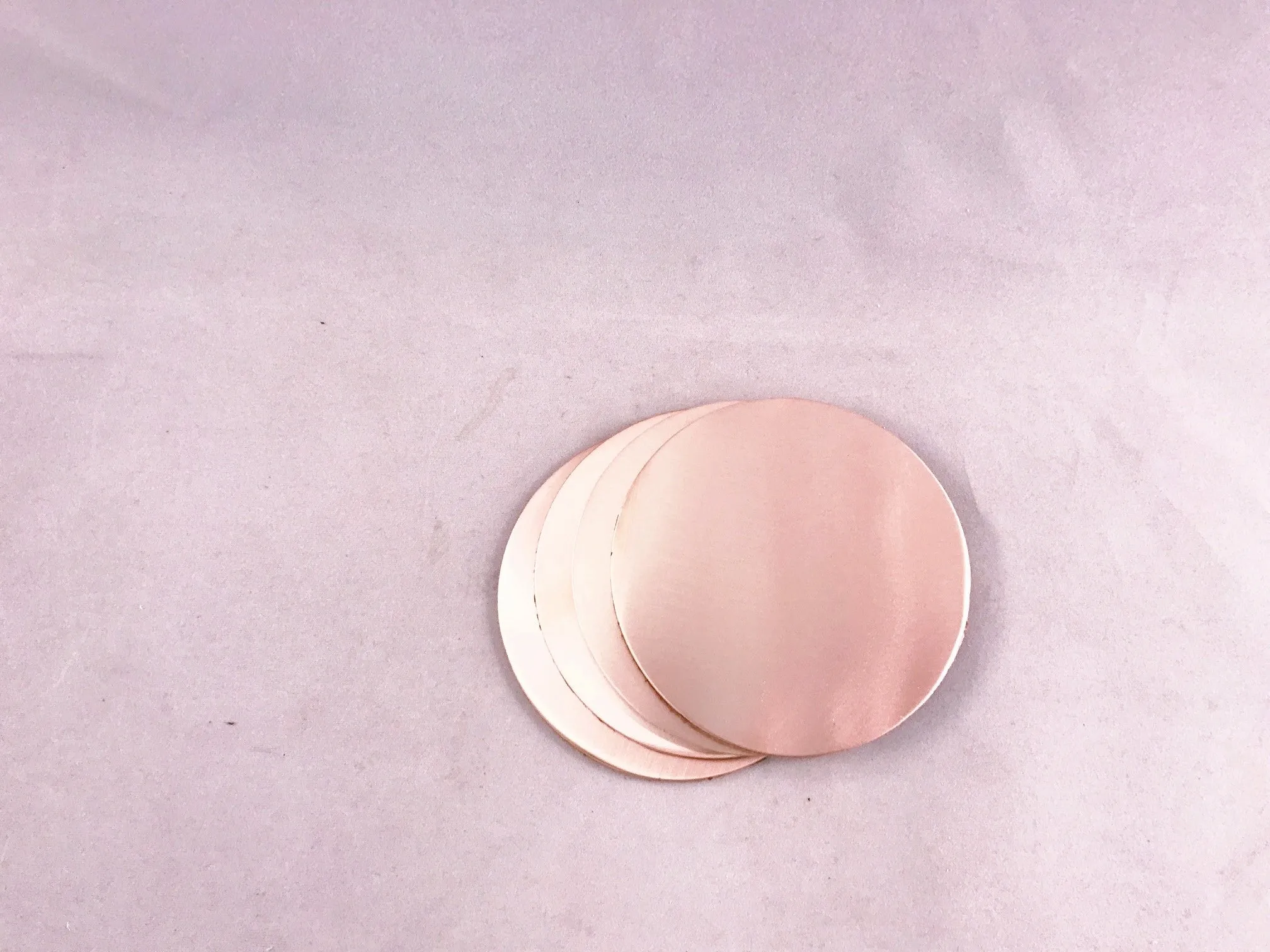Roberts Copper Coasters