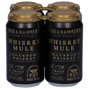 Rod and Hammer's Whiskey Mule 4 Pack 355 ML