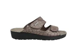 'Roma' women's slide sandal - taupe