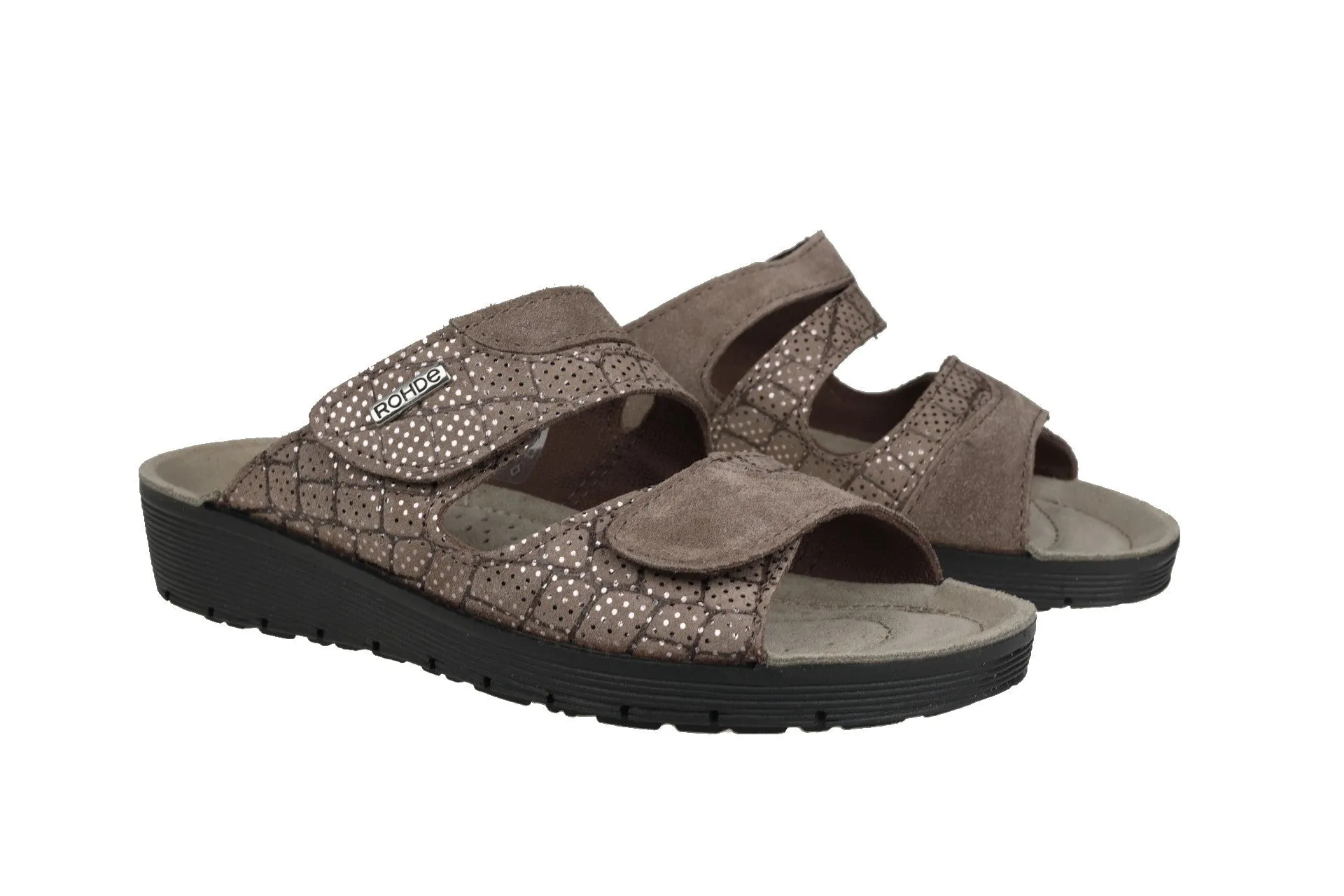 'Roma' women's slide sandal - taupe