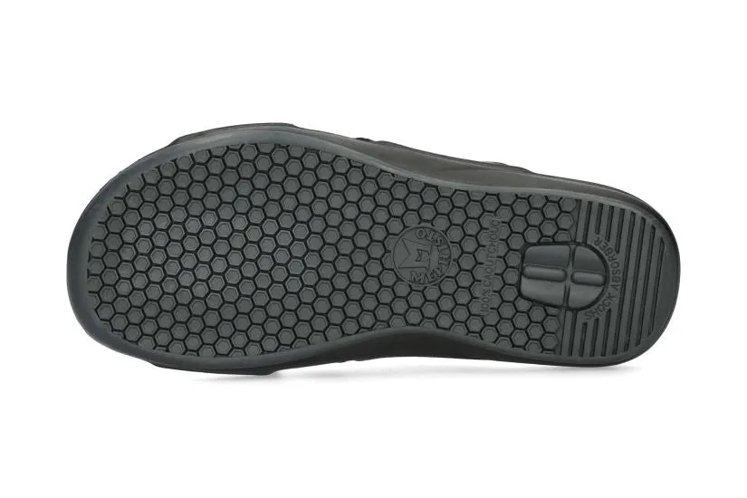 'Sander' men's slide sandal - black