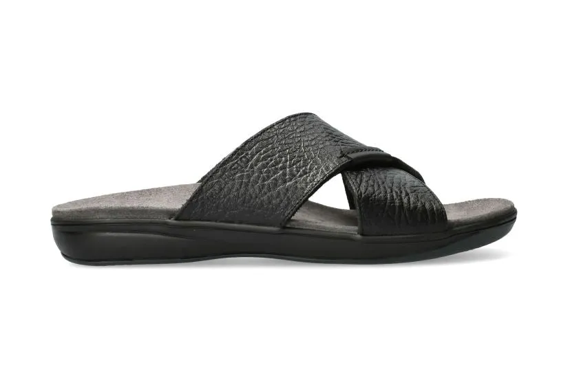 'Sander' men's slide sandal - black