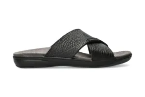 'Sander' men's slide sandal - black