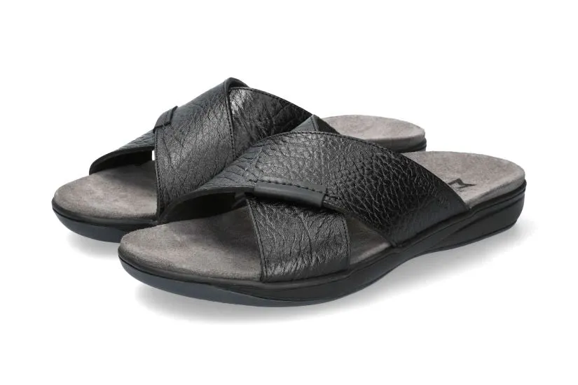 'Sander' men's slide sandal - black