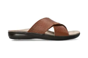'Sander' men's slide sandal - brown
