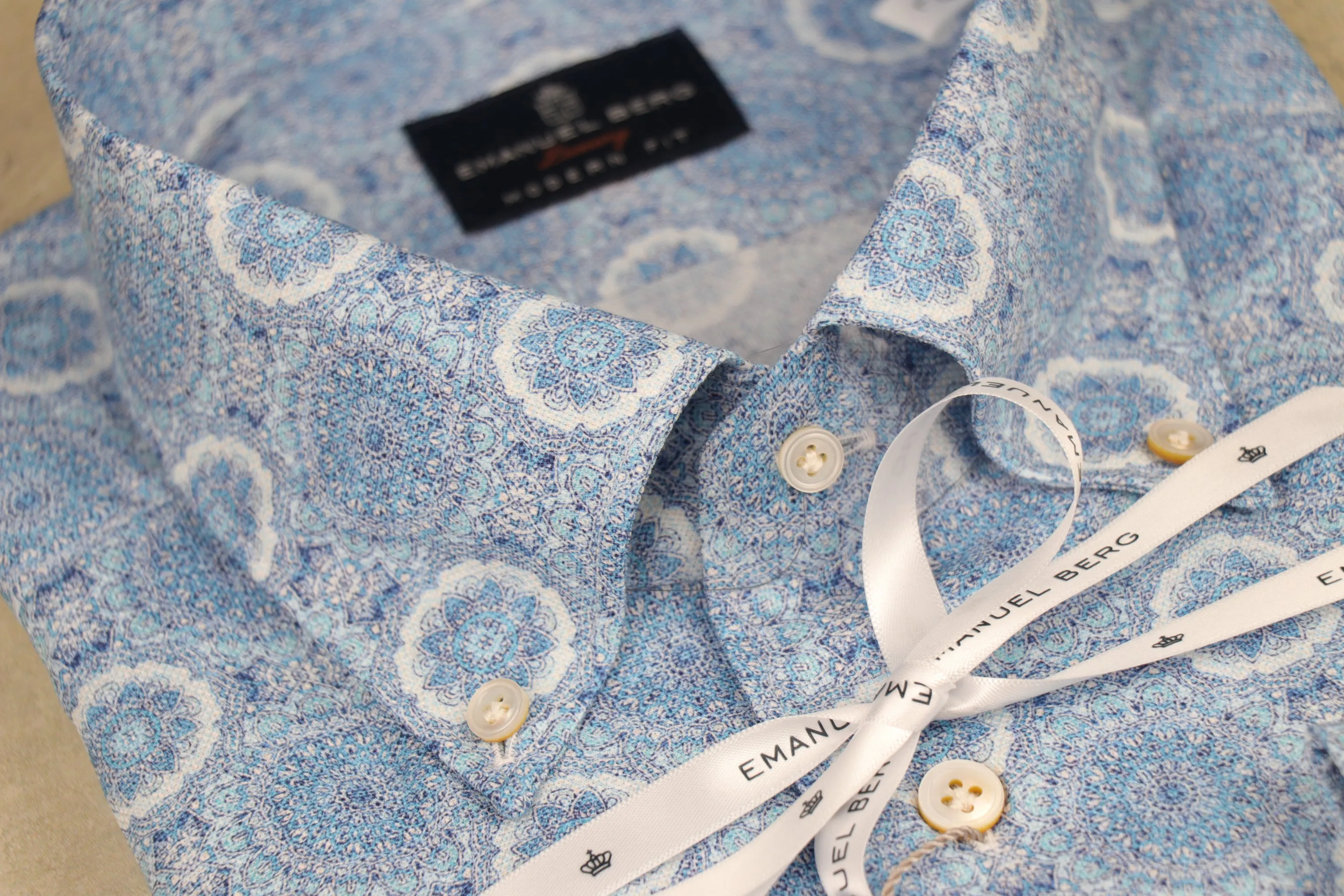 SF19606 Geometric Dobby Premium Luxury Shirt