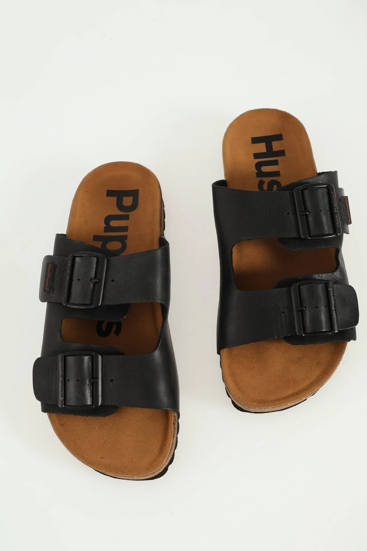 Slammer Double Strap Birk Mule Sandal - Black/Brown