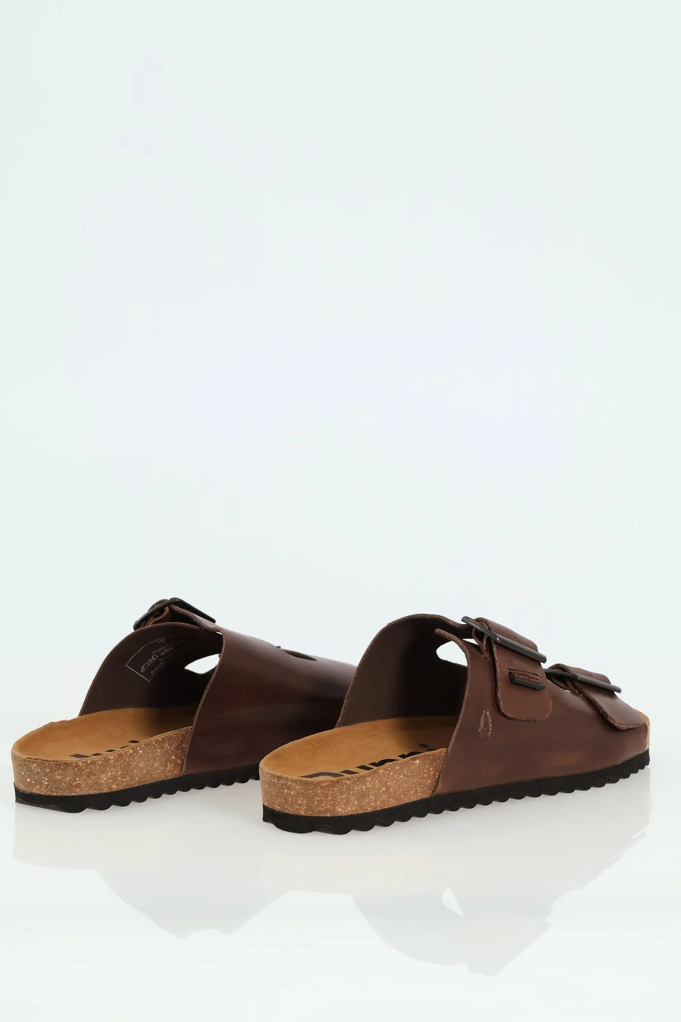 Slammer Double Strap Birk Mule Sandal - Brown