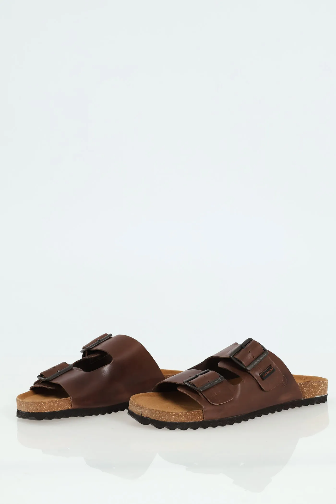 Slammer Double Strap Birk Mule Sandal - Brown