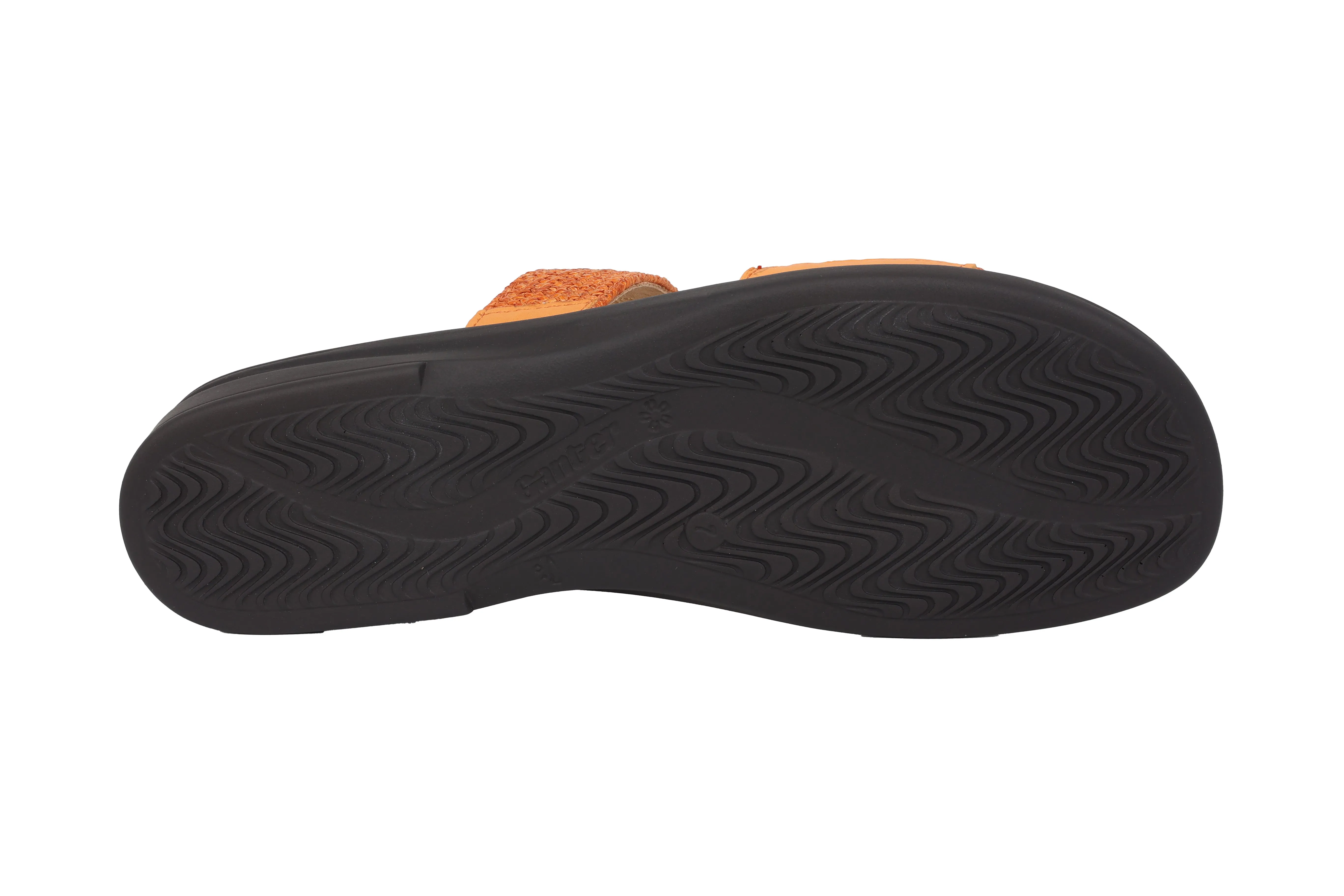 'Sonnica' women's small fit (E) sandal - Orange