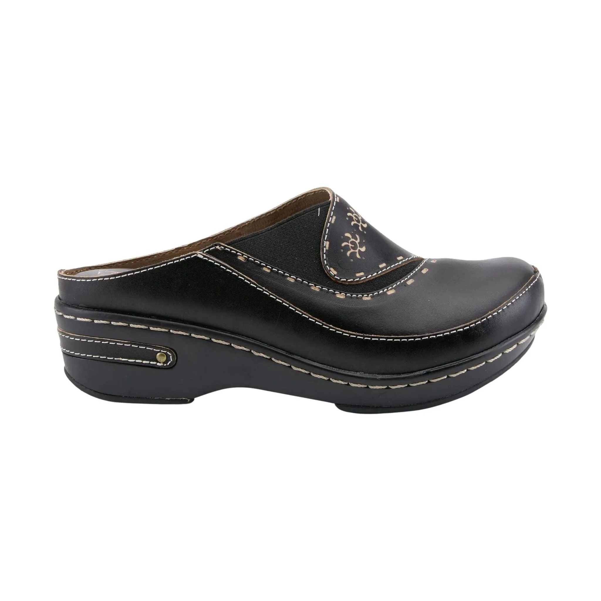 Spring Step L'artiste Women's Chino Clog - Black