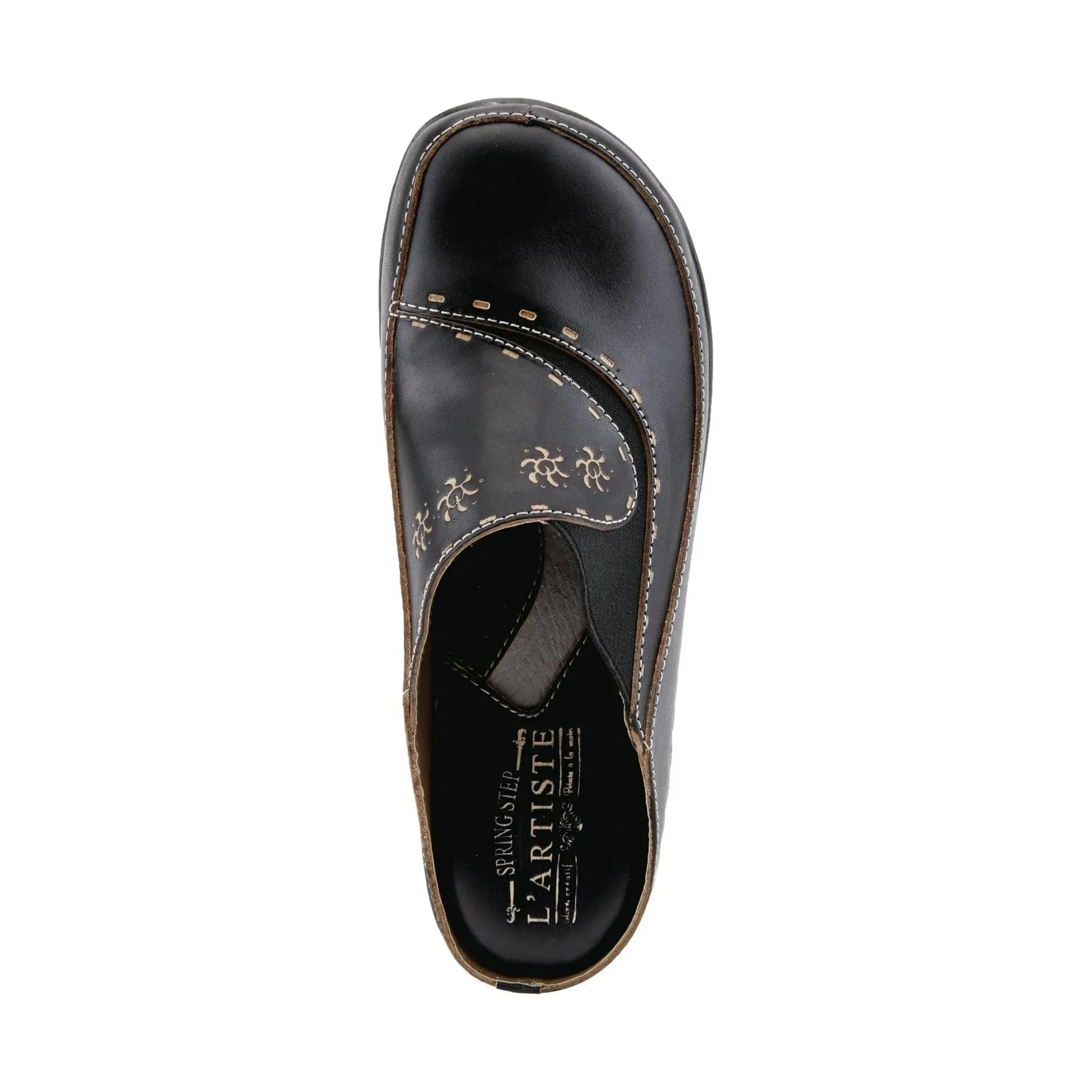 Spring Step L'artiste Women's Chino Clog - Black