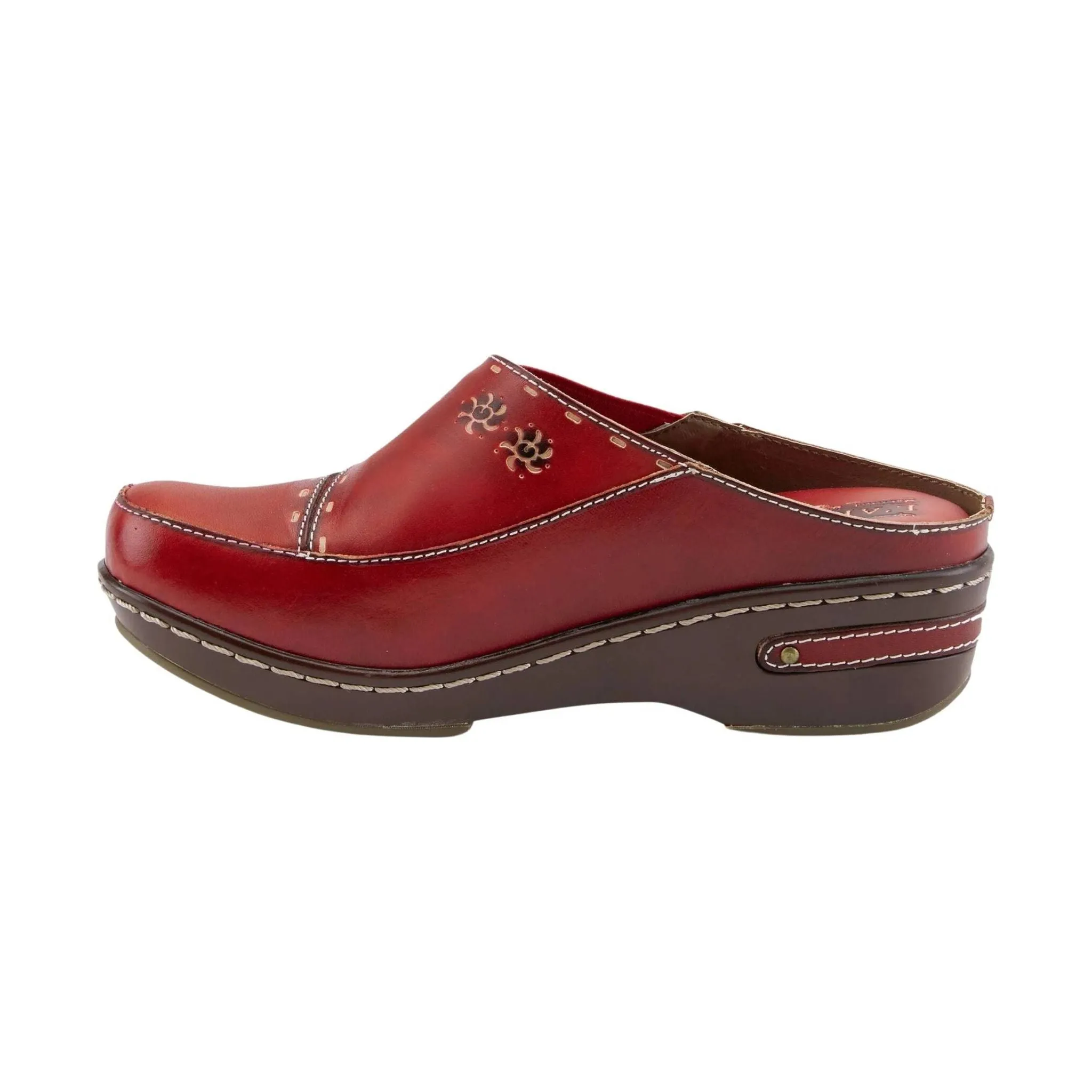 Spring Step L'artiste Women's Chino Clog - Red