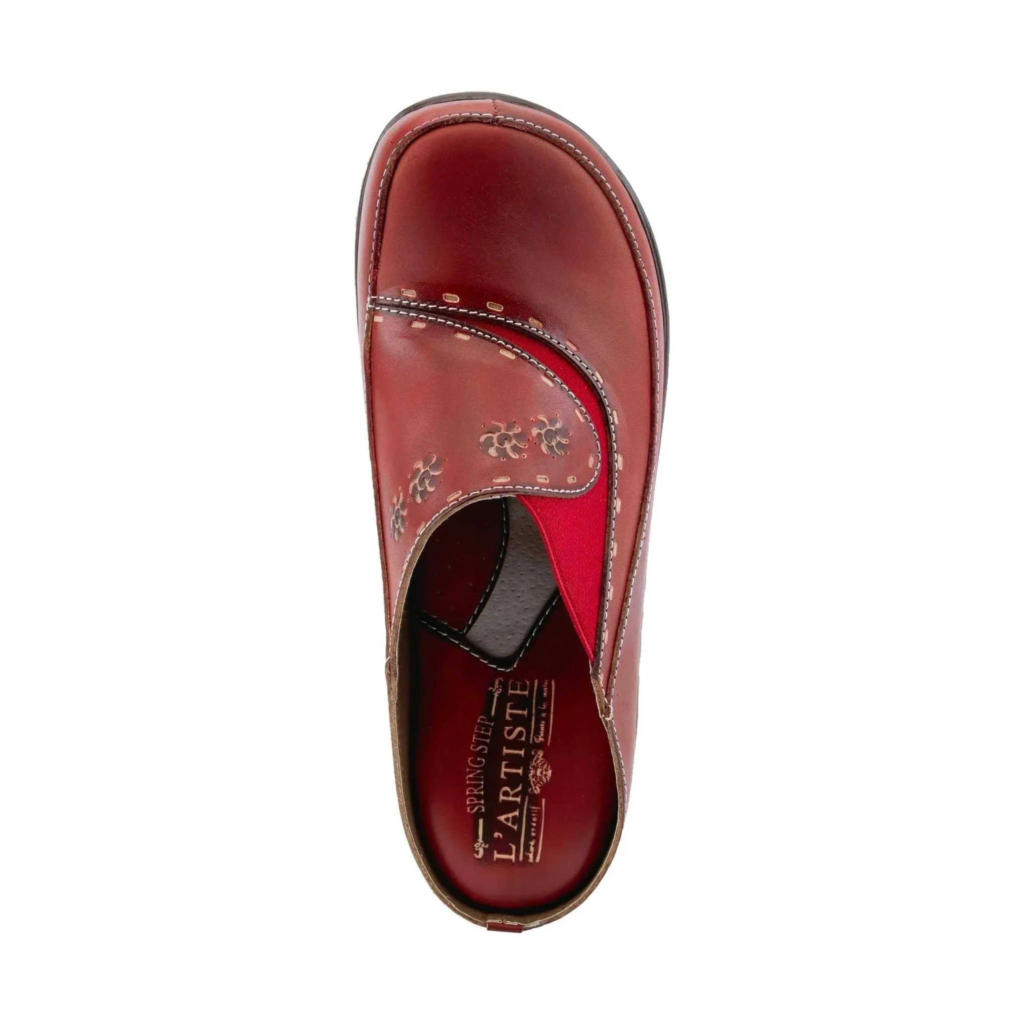 Spring Step L'artiste Women's Chino Clog - Red