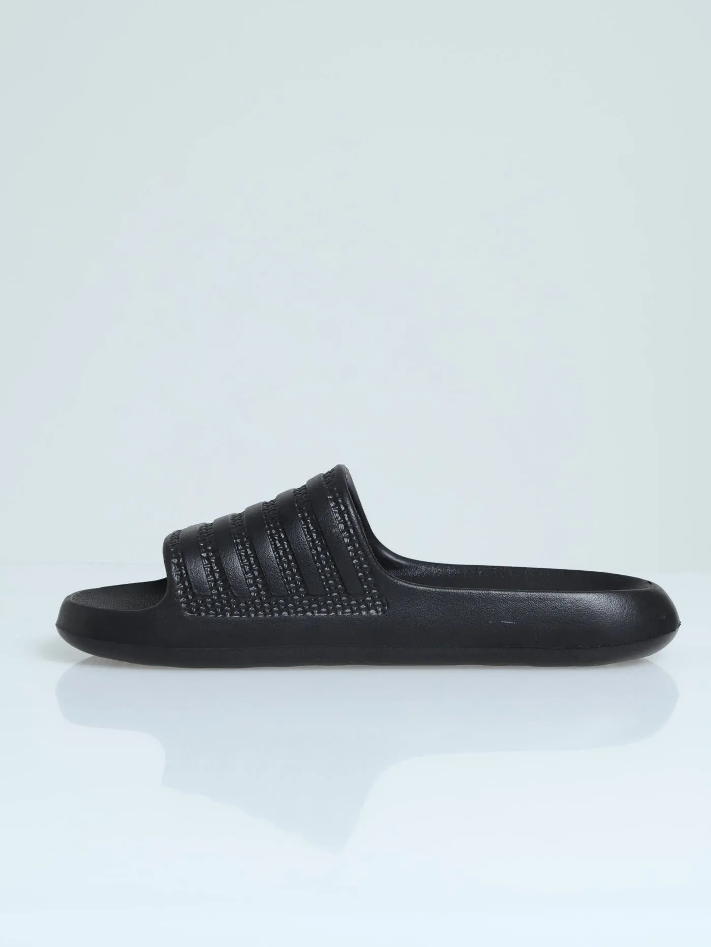 Stripe Eva Mule Sandal - Black