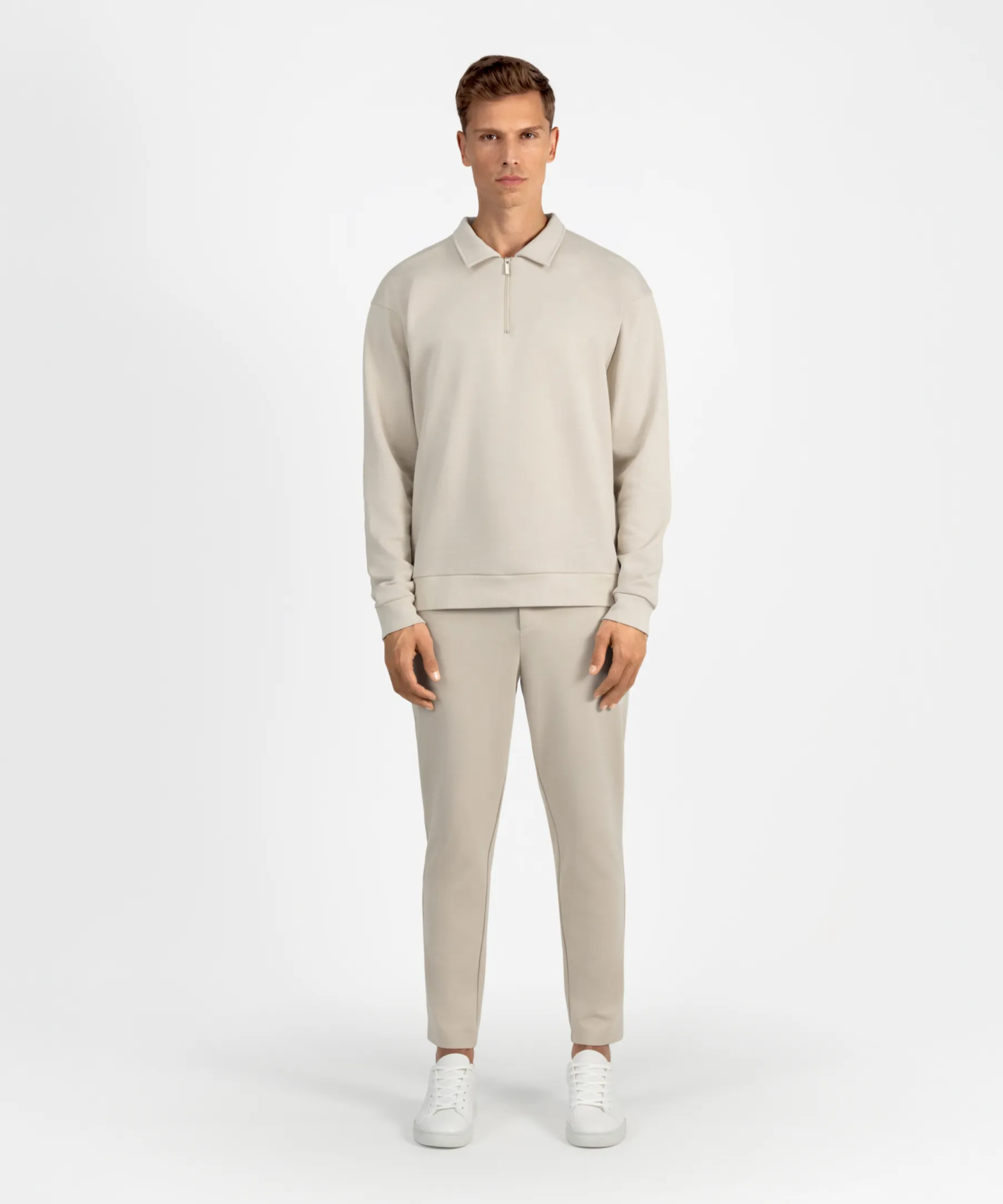 SW 02 Essence Half Zip Sand