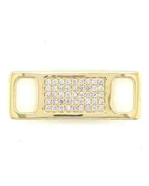 TAGS Sneaker Jewelry: 18K Yellow Gold with Diamonds