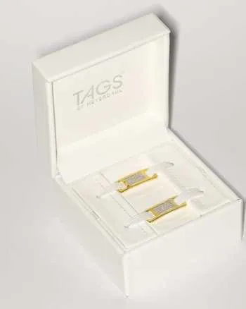 TAGS Sneaker Jewelry: 18K Yellow Gold with Diamonds