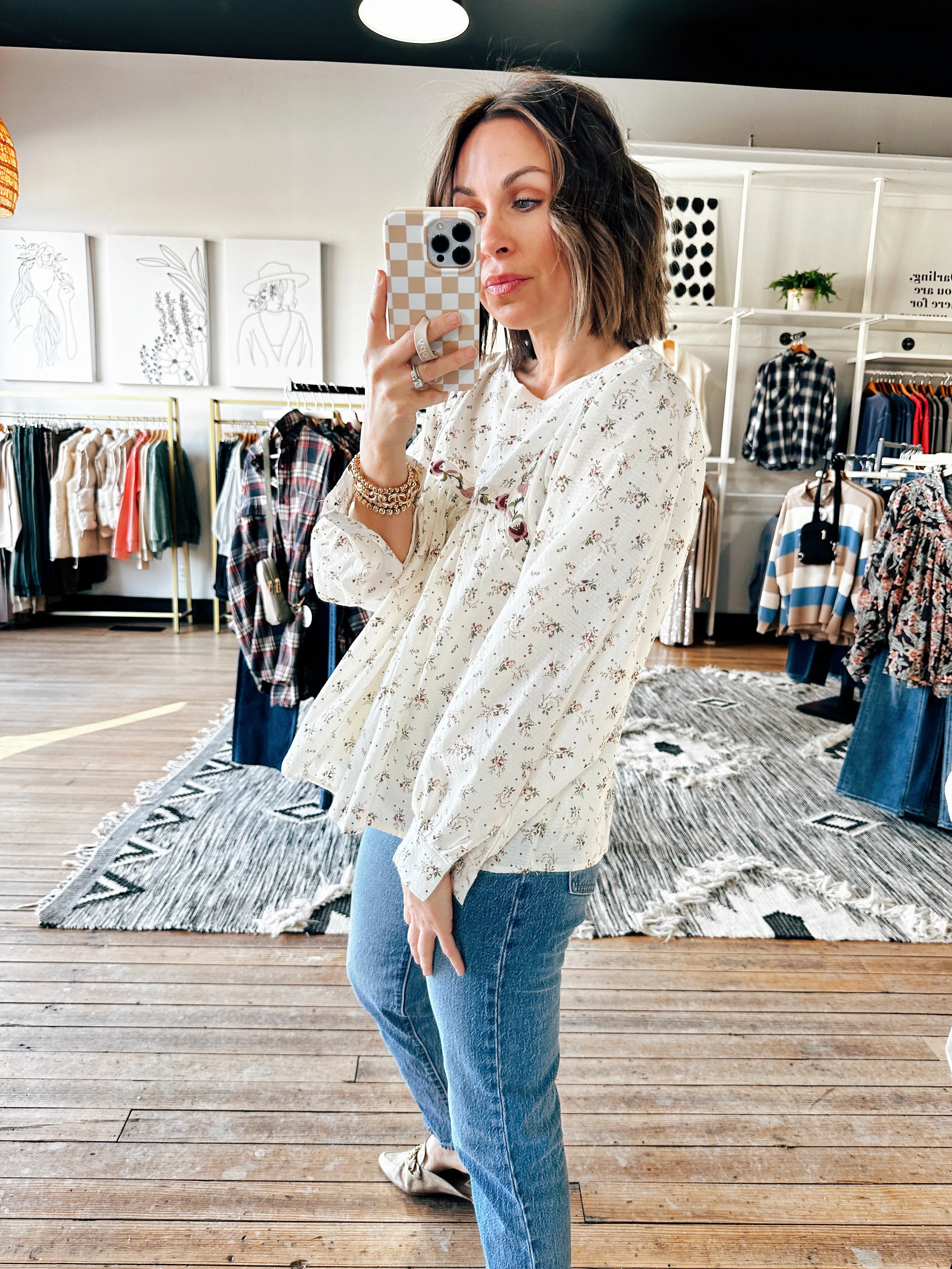 Tasha Floral Print Blouse