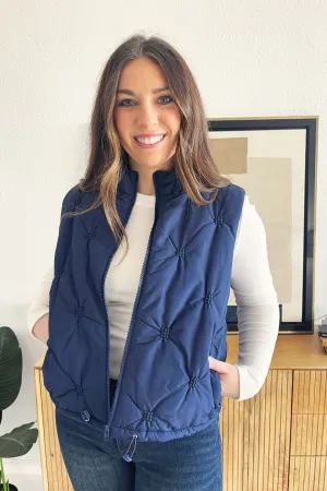 Textured Puffer Vest