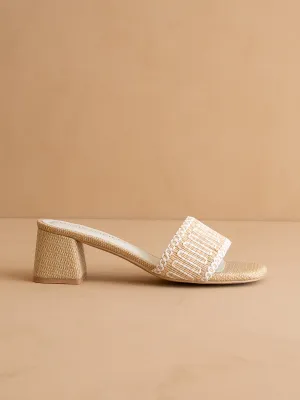 The Francesca | Natural Jute Mule Slide