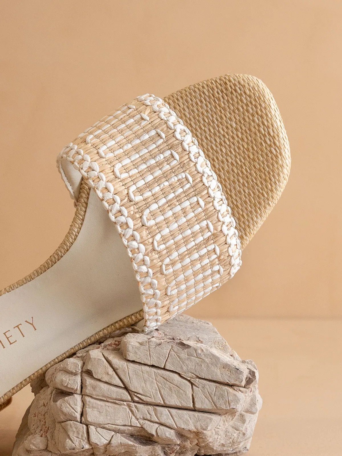 The Francesca | Natural Jute Mule Slide
