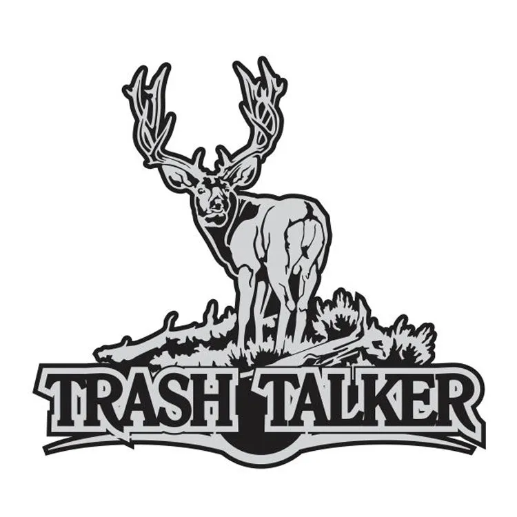 TRASH TALKER DEER DECAL