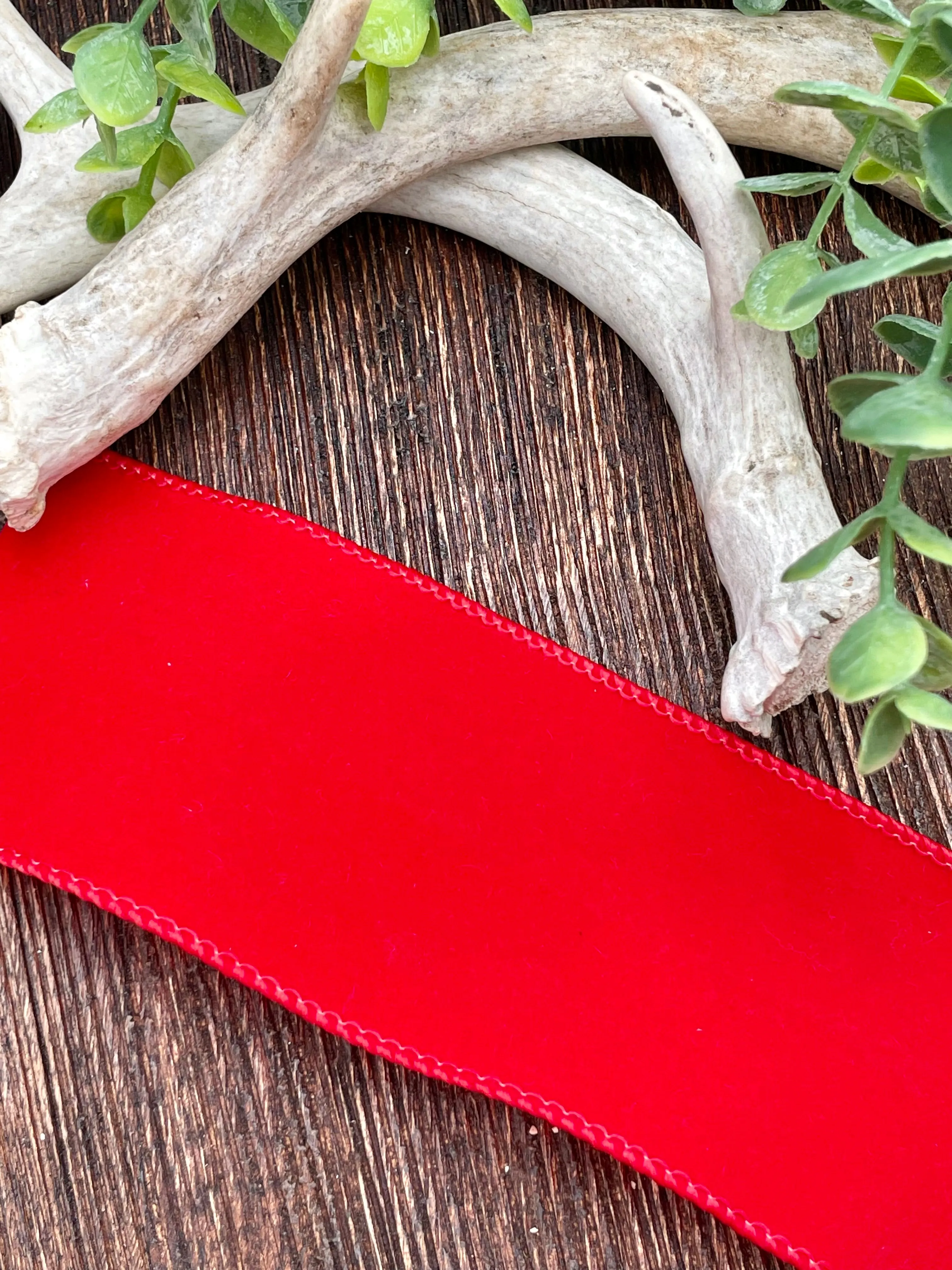 Velvet Wired Ribbon - 2.5" x 10yards
