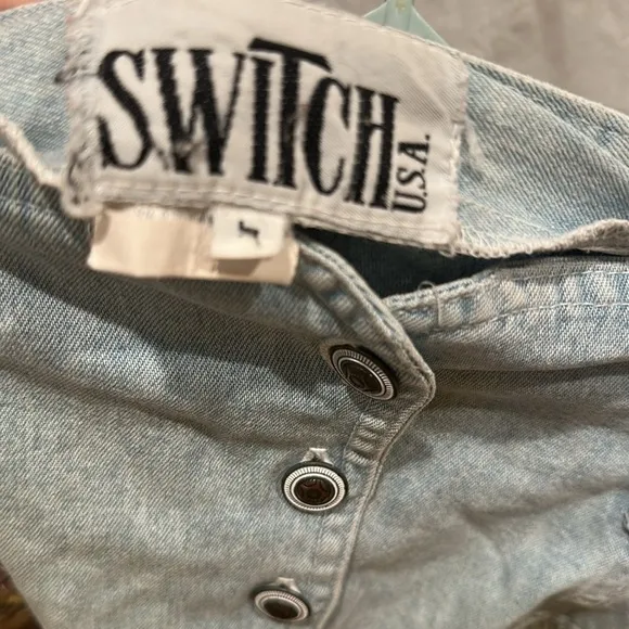 VINTAGE SWITCH USA, Genuine 80’s denim, Sz S