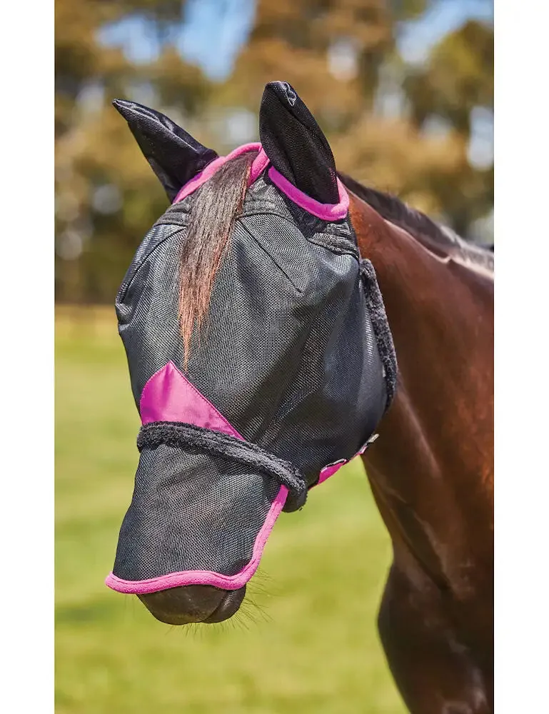 WeatherBeeta Comfitec DELUXE Durable Mesh Fluemaske med ører og mule
