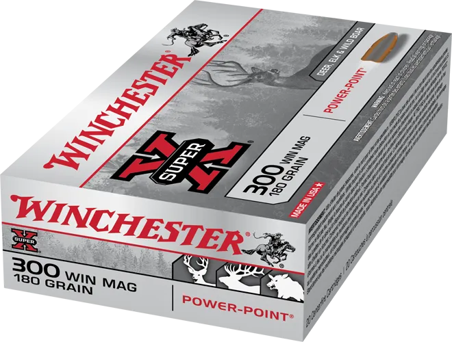 WINCHESTER SUPER X 300 WINMAG 180 GR POWER-POINT