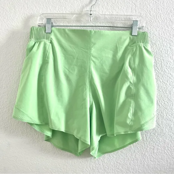 Women's Green Athletic Shorts