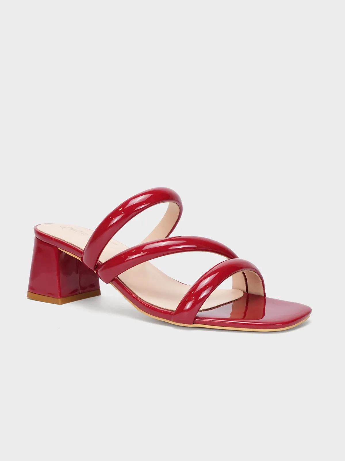 Womens "NEREUS" Patent Casual Sandals