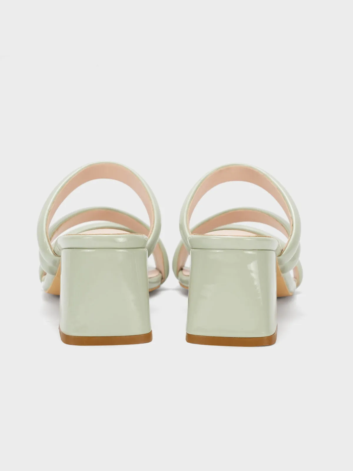 Womens "NEREUS" Patent Casual Sandals