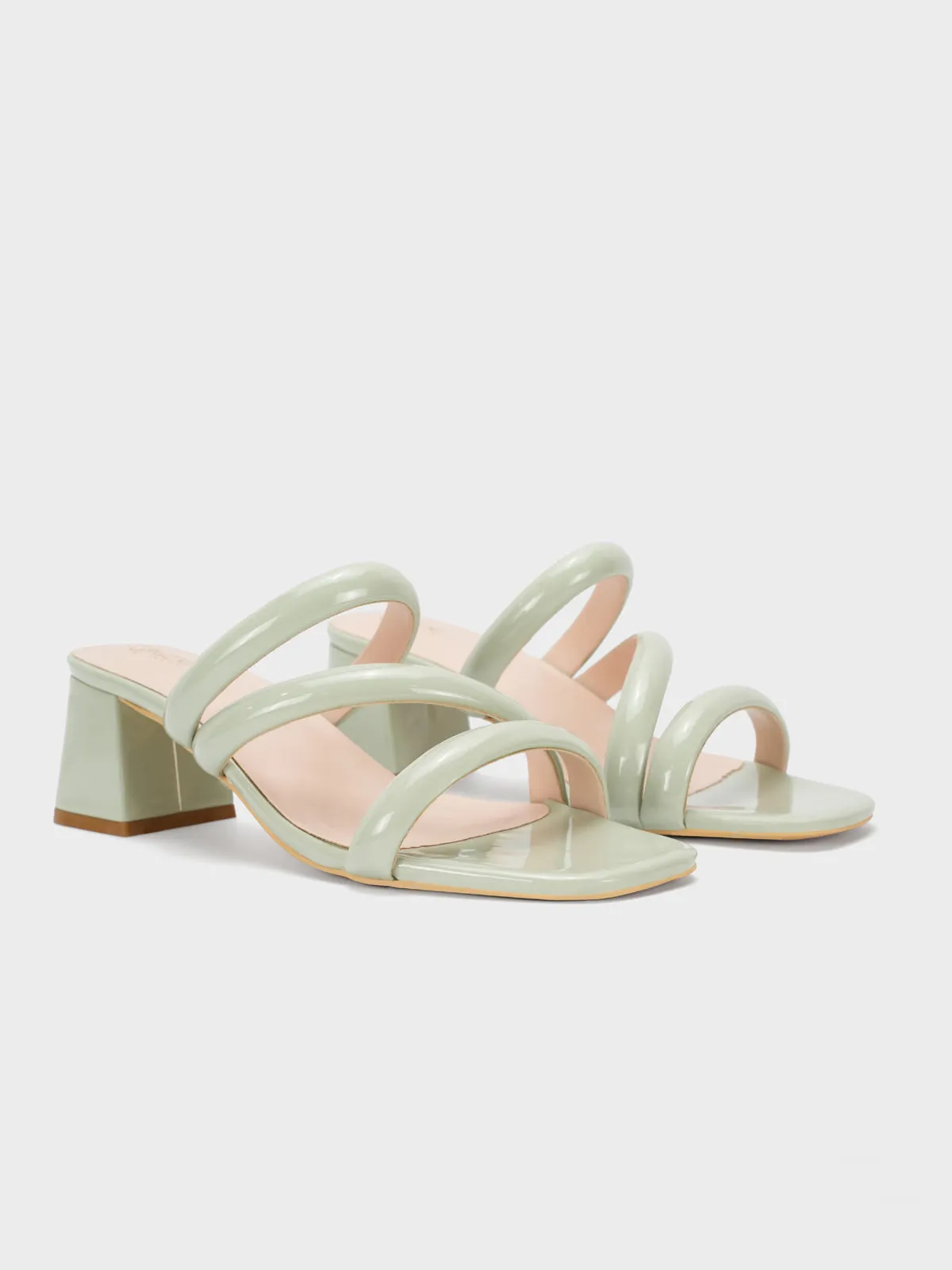 Womens "NEREUS" Patent Casual Sandals