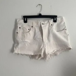 Women's White Denim Shorts
