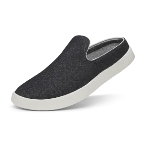 Women's Wool Lounger Mule - Dark Grey (Natural White Sole)